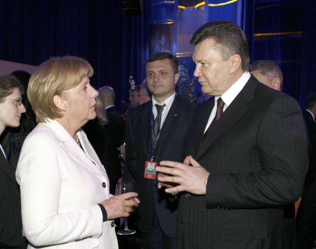 Merkel und Janukowitsch in Washington